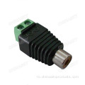 Conector RCA feminin CCTV cu terminal cu șurub (RC101)